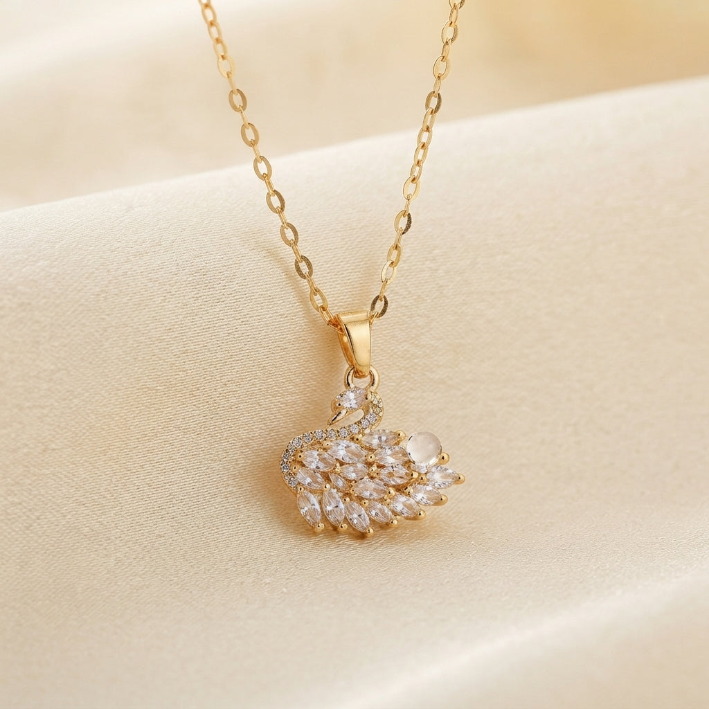 Silver Swan Pendent