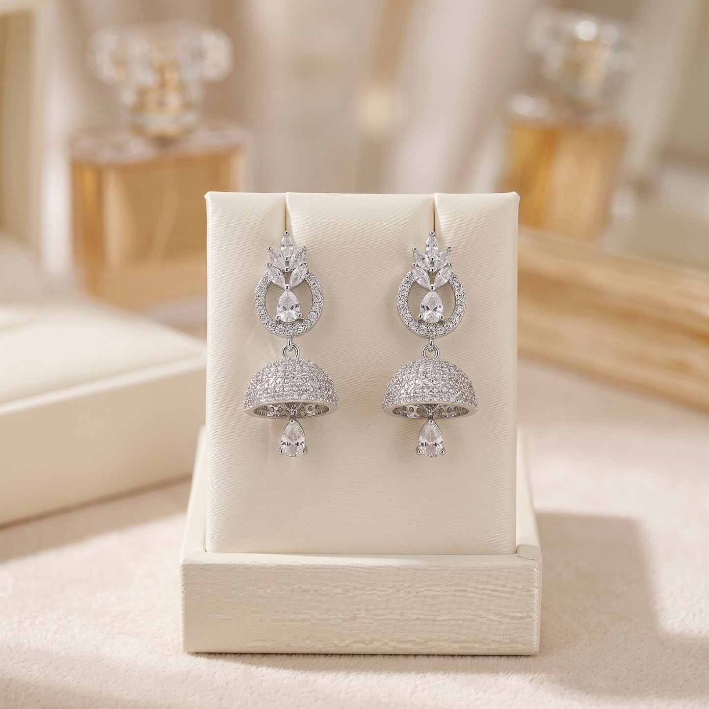 Glow Petal Jhumki