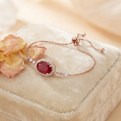 Crimson Crest Bracelet