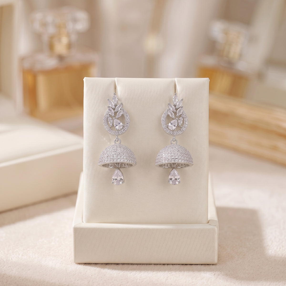 Glow Petal Jhumki