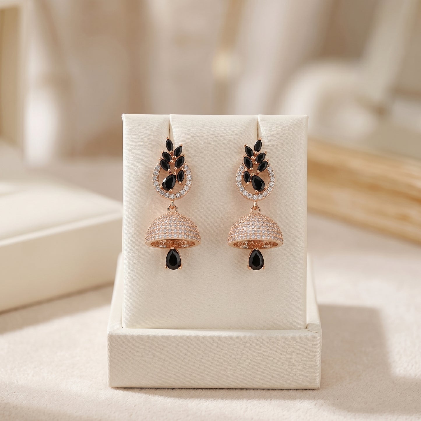 Glow Petal Jhumki
