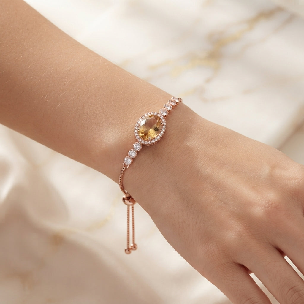Crimson Crest Bracelet